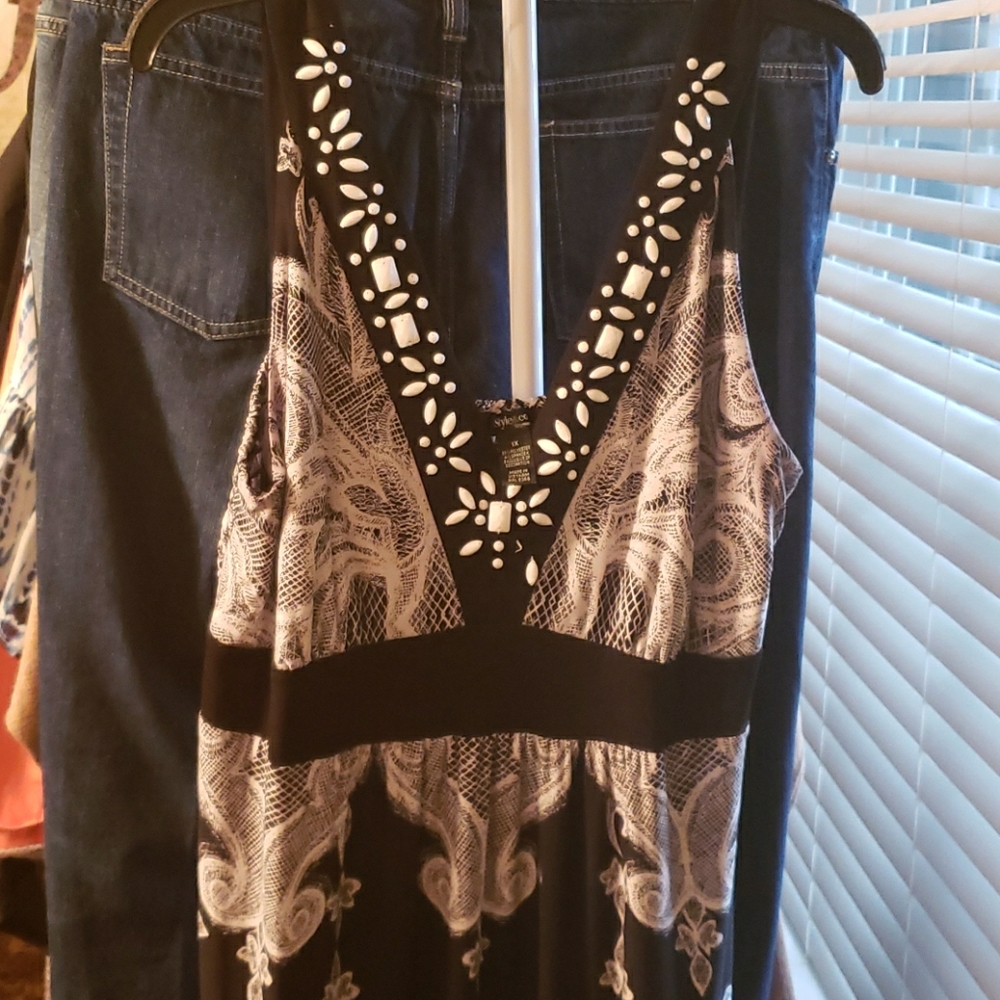 Long 1x summer dress